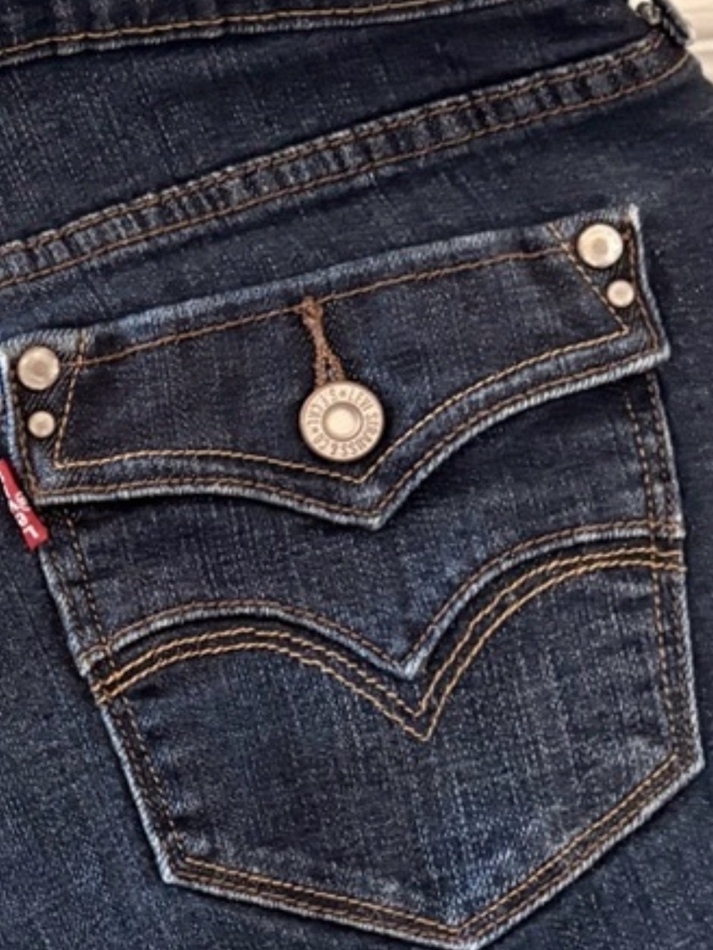 Levi's 505 Straight Leg Jeans in Dark Blue 30X30